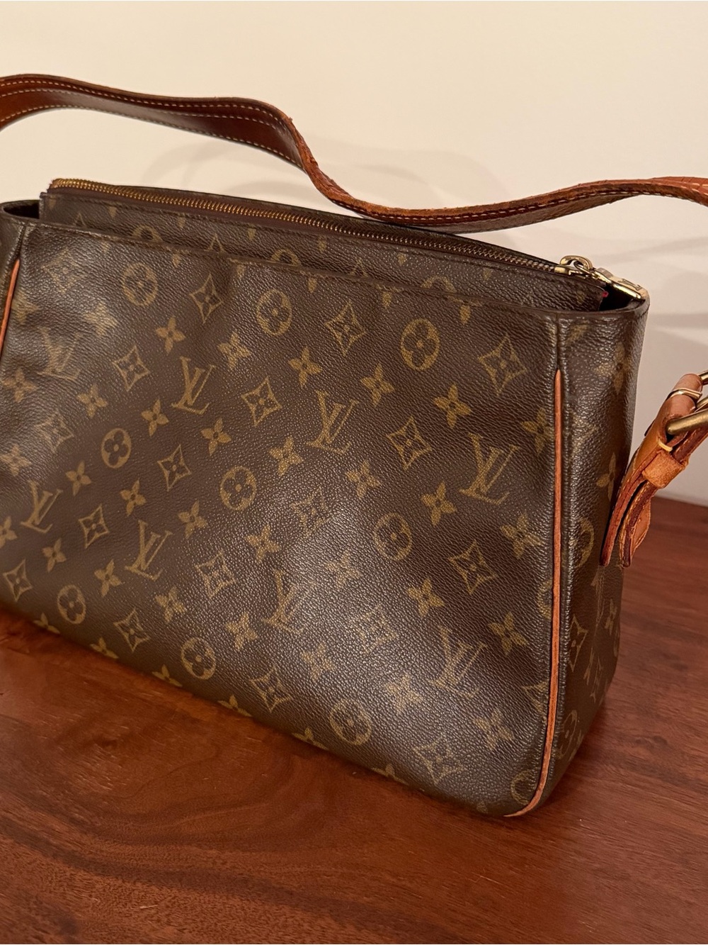 Authentic Louis Vuitton Viva Cite Shoulder Bag GM Brown Canvas - Picture 12 of 12